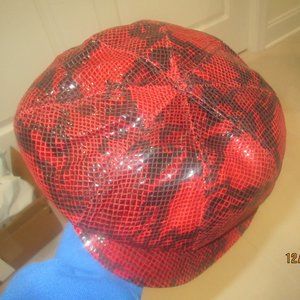 Patent Leather Spitfire Cap